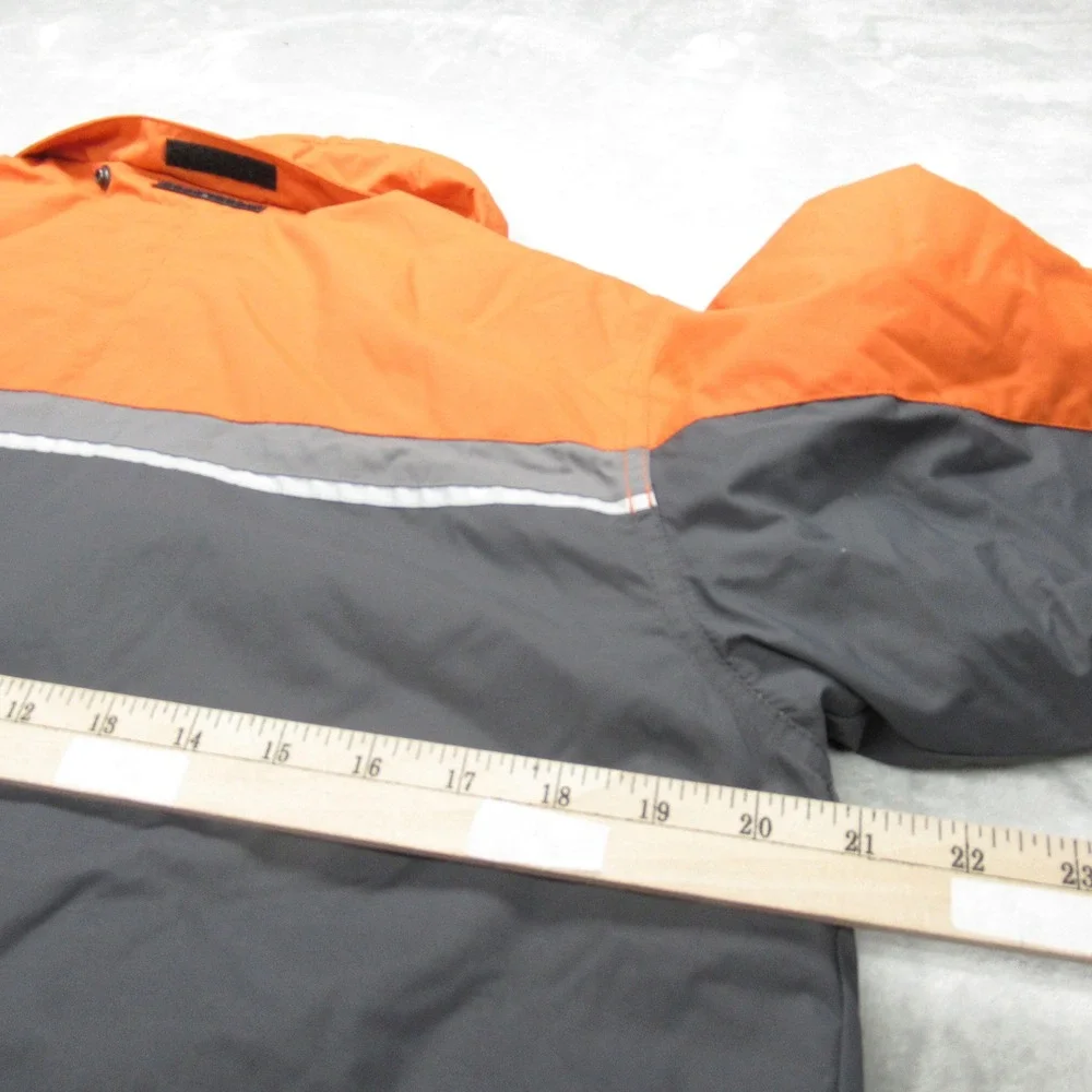 Columbia Jacket Youth‎ 14/16 Orange Omni-Shield Waterproof Insulated Full Zip